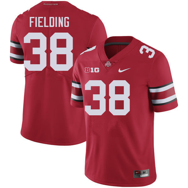 Jayden Fielding Ohio State Buckeyes Jersey College Football Uniforms-Red